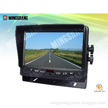 Vehicle Safety System with digital LCD Screen and 3 Channels AV